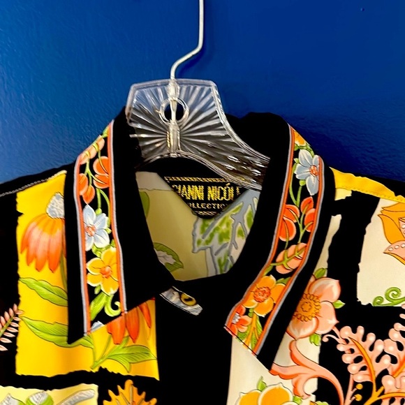 Women’s Vintage Gianni Nicole Collection Long Sleeve Button Up Blouse Size L - Picture 4 of 8